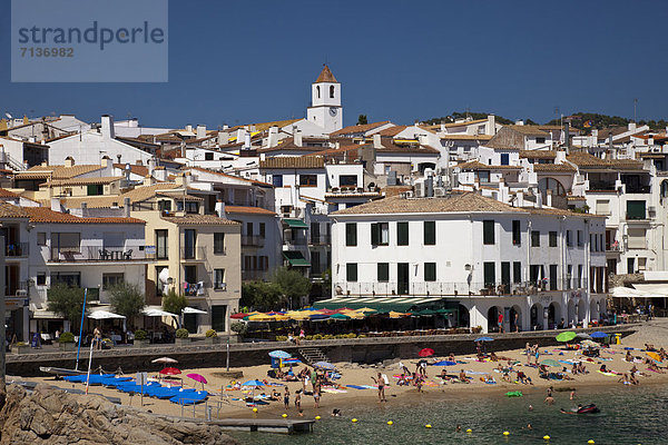 Städtisches Motiv Städtische Motive Straßenszene Straßenszene Europa Katalonien Costa Brava Spanien