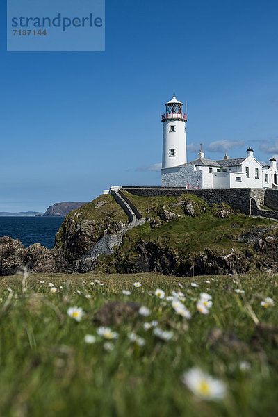 Leuchtturm  Fanad Head  Halbinsel Fanad  County Donegal  Republik Irland