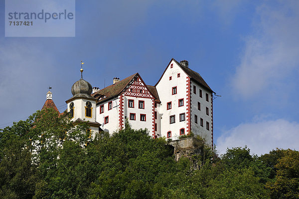 Hochmittelalterliche Burg Egloffstein  1358 erwähnt  Egloffstein  Oberfranken  Bayern  Deutschland  Europa