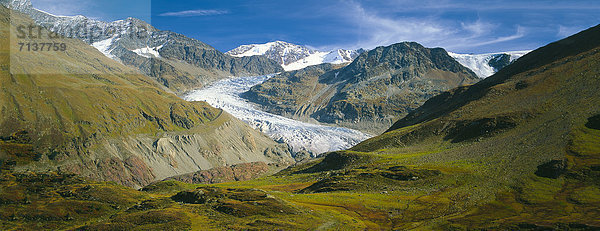 Berglandschaft in den Ötztaler Alpen  Kaunertal  Tirol  Österreich
