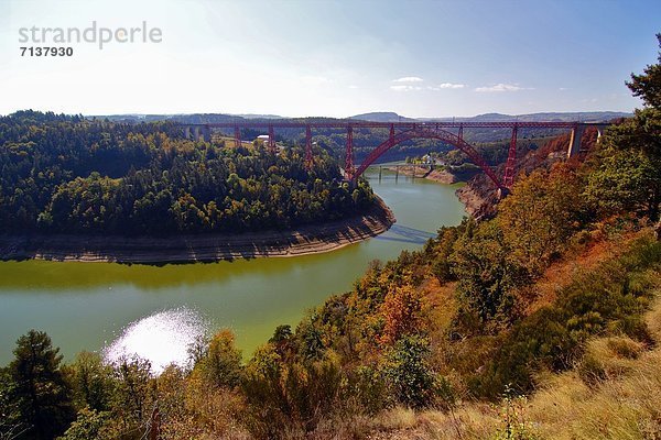 Garabit-Viadukt  Departement Cantal  Auvergne  Frankreich  Europa