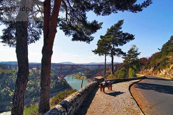 Garabit-Viadukt  Departement Cantal  Auvergne  Frankreich  Europa