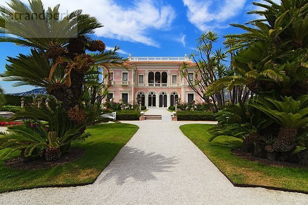 Villa Ephrussi de Rothschild  Saint Jean  Cap Ferrat  Cote d'Azur  Provence  Frankreich  Europa