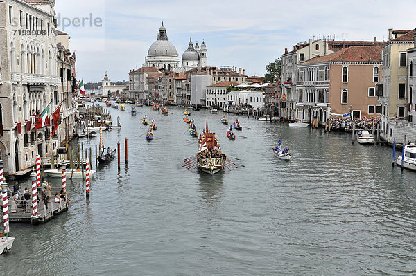 Europa Ehrfurcht Boot Geschichte Venetien Italien Parade