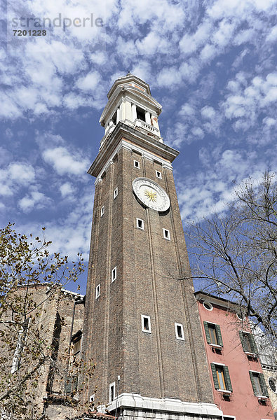 Campanile  Kirchturm  Chiesa dei Santi Apostoli  Venedig  Venetien  Italien  Europa
