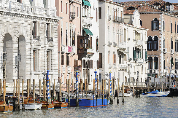 Europa Venedig Venetien Canale Grande Italien