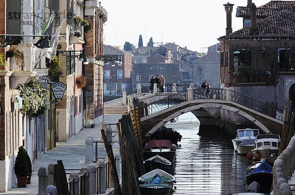 Europa Brücke Venedig Venetien Italien