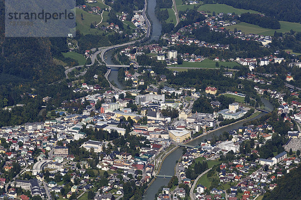 Bad Ischl  Blick vom Katringipfel  Salzkammergut  Traunviertel  Oberösterreich  Österreich  Europa