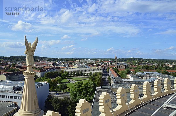 Aussicht von der Nikolaikirche  Potsdam  Brandenburg  Deutschland