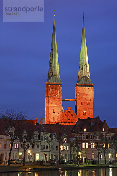 Lübecker Dom  Lübeck  Schleswig-Holstein  Deutschland  Europa