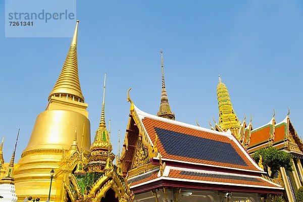 Bangkok  Hauptstadt  Ehrfurcht  Kirchturm  Palast  Schloß  Schlösser  Gold  Südostasien  Asien  Thailand