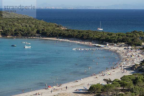 nahe Frankreich Europa Strand Ansicht Luftbild Fernsehantenne Bonifacio Korsika