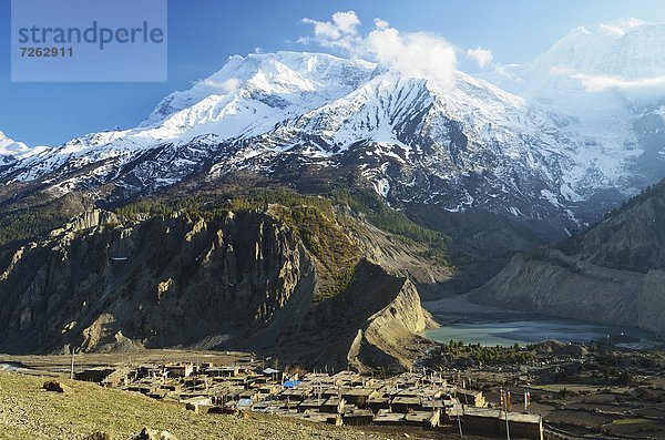 Dorf  Himalaya  Annapurna  Asien  Nepal