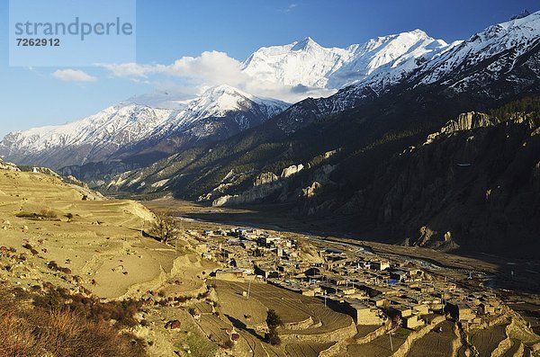 Dorf  Himalaya  Annapurna  Asien  Nepal