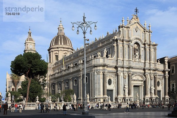 Europa  Kathedrale  Catania  Italien  Sizilien