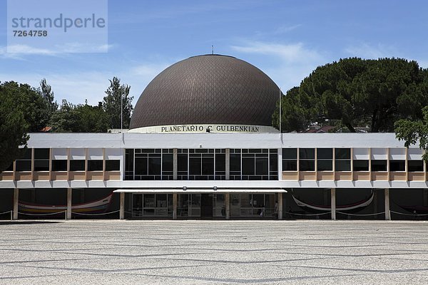 Lissabon  Hauptstadt  Kuppel  Europa  Fassade  Belem  Kuppelgewölbe  Planetarium  Portugal
