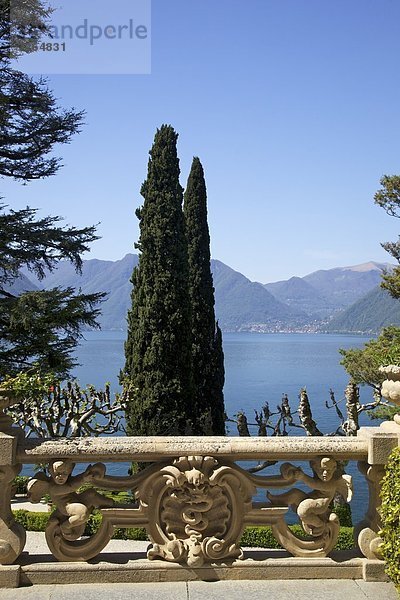 Europa  Sonnenstrahl  Italien  Ansicht  Terrasse  Comer See  Jahrhundert  Villa