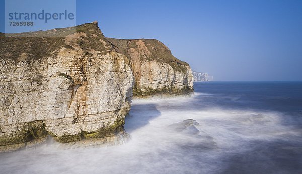 Europa  drehen  Großbritannien  Steilküste  Gezeiten  Yorkshire and the Humber  England