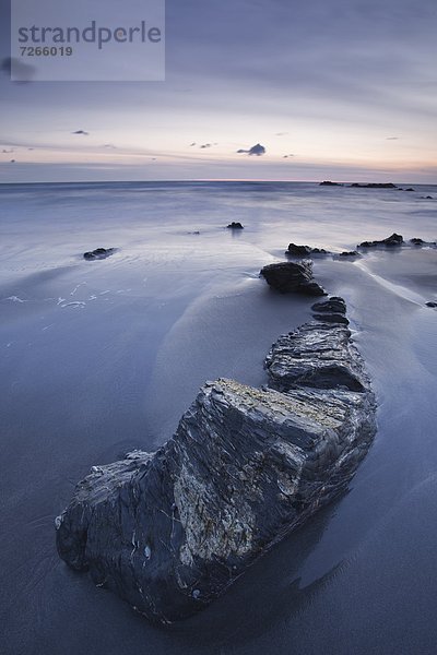 Europa  Strand  Sonnenuntergang  Großbritannien  Küste  England
