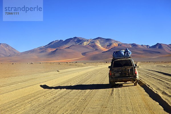 Tagesausflug  Süden  Geländewagen  Bolivien  Schaltkreis  Südamerika