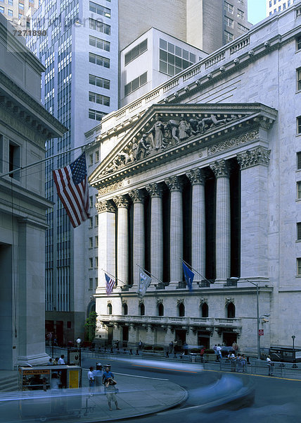 Fassade der New York Stock Exchange  USA