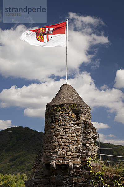 Turm am Tummelchen  Cochem  Mosel  Rheinland-Pfalz  Deutschland  Europa  ÖffentlicherGrund