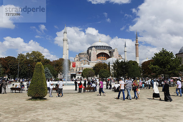 Hagia Sophia  Ayasofya  UNESCO-Weltkulturerbe  Istanbul  Türkei  Europa