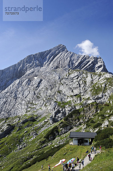 Alpspitze  Wettersteingebirge  Garmisch-Partenkirchen  Oberbayern  Bayern  Deutschland  Europa