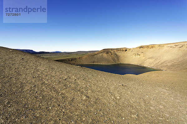 Krafla Krater  Myvatn  Island  Europa