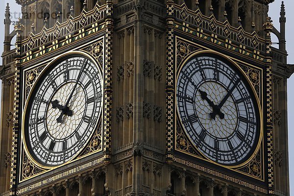 Big Ben  London  Großbritannien  close-up