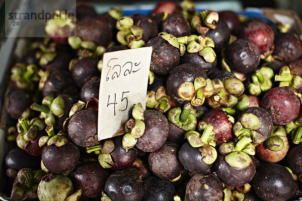 Mangosteen zum Verkauf auf dem Markt