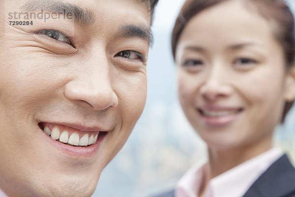 Mensch  Menschen  lächeln  chinesisch  Business