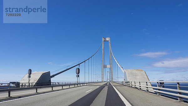 Denmark  View of Great Belt Bridge