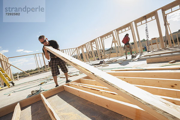 bauen Europäer Mann arbeiten