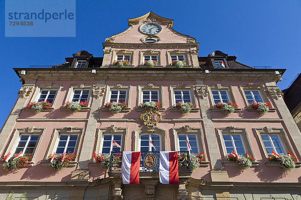 Deutschland  Baden Württemberg  Blick auf das Rathaus in Schwabisch Gmund