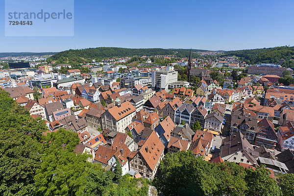 Germany  Baden Wuerttemberg  View of Heidenheim an der Brenz