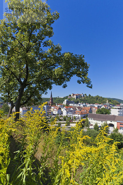 Germany  Baden Wuerttemberg  View of Hellenstein Castle at Heidenheim an der Brenz