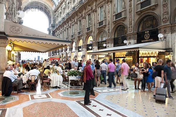 Italien  Lombardei  Mailand  Vittorio Emanuele Galerie