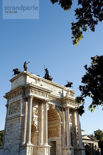 Italien  Lombardei  Mailand. Arco della Pace