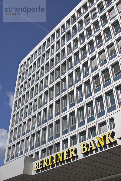 Zentrale der Berliner Bank AG  Berlin  Deutschland  Europa