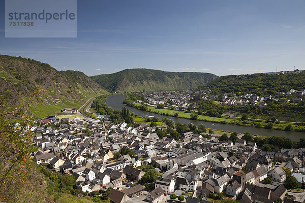 Europa Tal Ansicht Ortsteil Deutschland Gondorf Kobern Rheinland-Pfalz