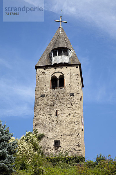 Wehr- und Glockenturm im Ortsteil Kobern  Kobern-Gondorf  Mosel  Rheinland-Pfalz  Deutschland  Europa  ÖffentlicherGrund