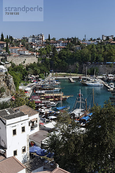 Hafen in der Altstadt von Antalya  Kaleici  Türkische Riviera  Türkei  Asien