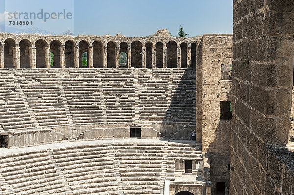 Römisches Theater in Aspendos  Provinz Antalya  Türkei