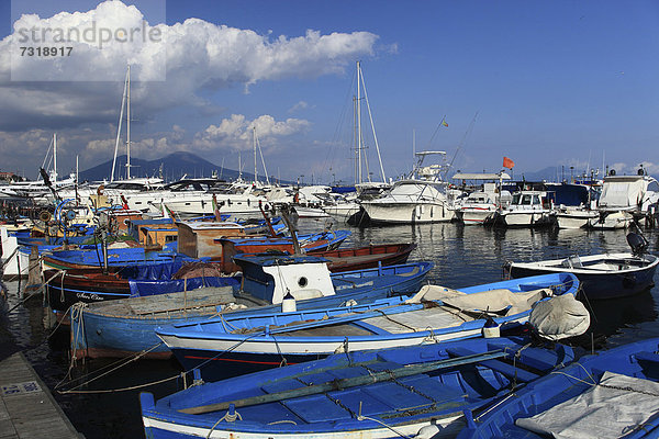 Hafen Vulkan Kampanien Italien Neapel