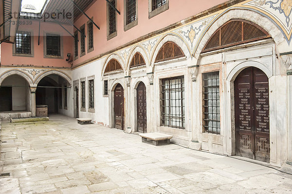 Hof der Konkubinen und der Kohorten des Sultans  Harem des Topkapi Palasts  UNESCO Weltkulturerbe  Istanbul  Türkei