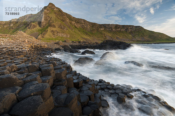 Basaltfelsen Giant's Causeway  Causeway Coast  Antrim  Nordirland  Großbritannien  Europa