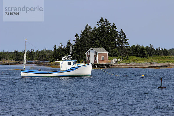 Boot  Blue Rocks  Lunenburg  Maritime Provinzen  Nova Scotia  Neuschottland  Kanada