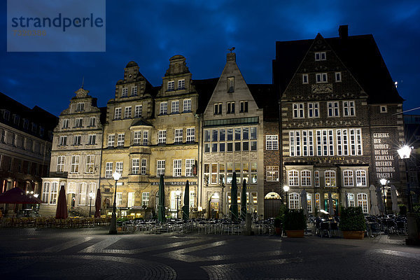 Europa Gebäude Stadt Geschichte Quadrat Quadrate quadratisch quadratisches quadratischer Bremen Deutschland Markt