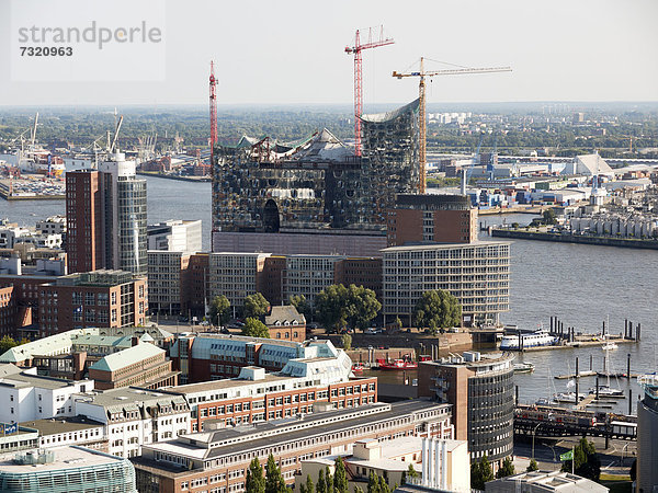 Hafen Europa Halle Kirche Hamburg - Deutschland Deutschland